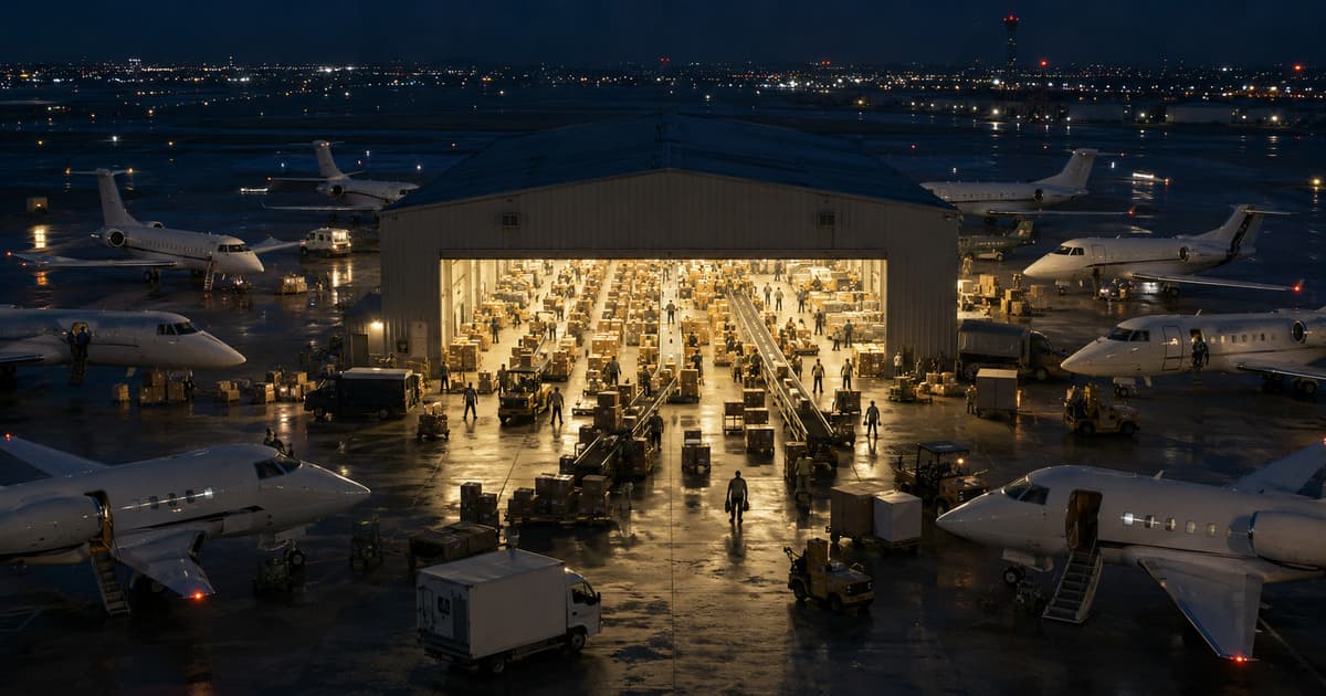 The First FedEx Night Moved 186 Packages Through One Hub social preview