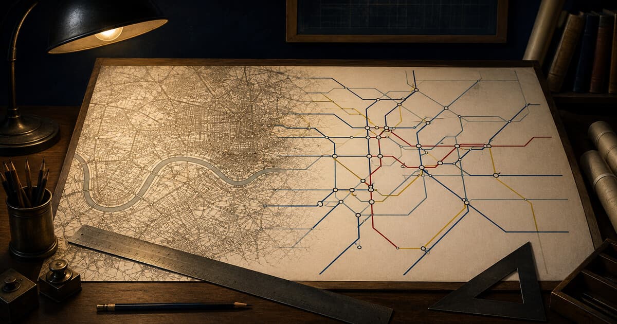 Harry Beck Made London Legible by Leaving Most of London Out social preview