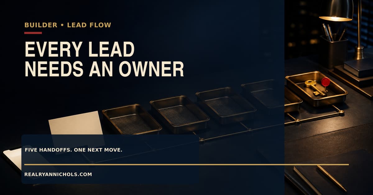 Every New Lead Needs One Named Owner social preview