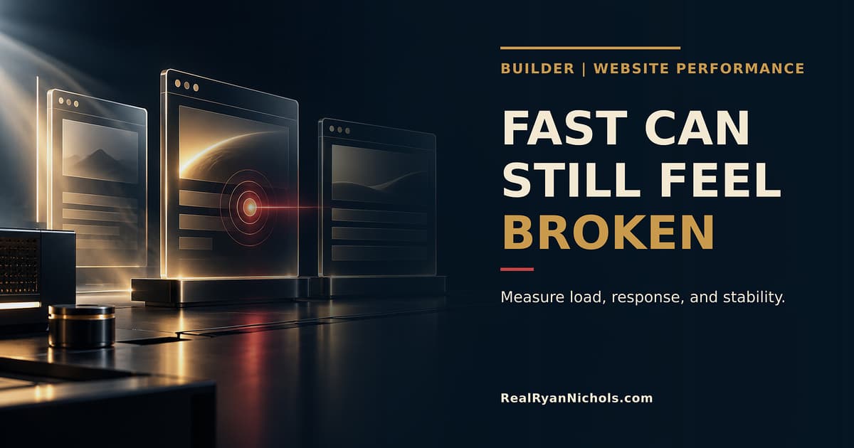 A Fast Homepage Can Still Feel Broken social preview