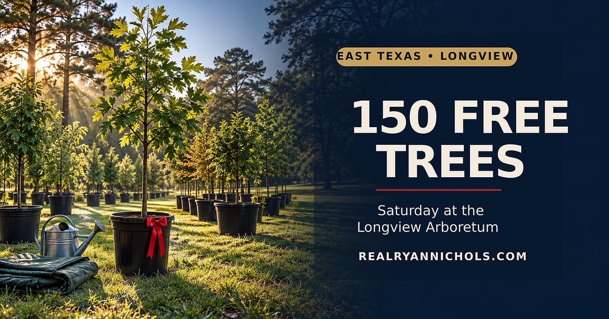 Longview Residents Can Take Home One of 150 Free Trees Saturday social preview
