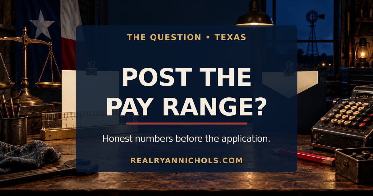 Should Texas Require Pay Ranges in Every Job Posting? social preview