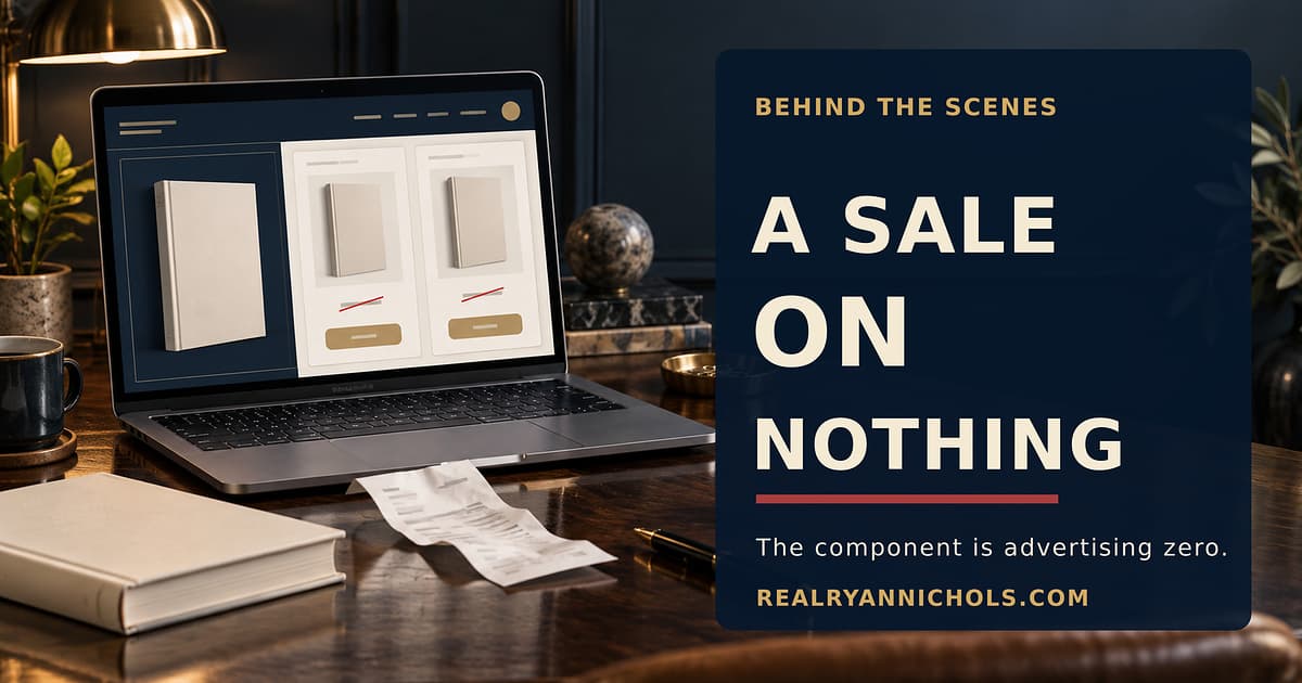 My Own Book Page Is Running a Sale on Nothing social preview