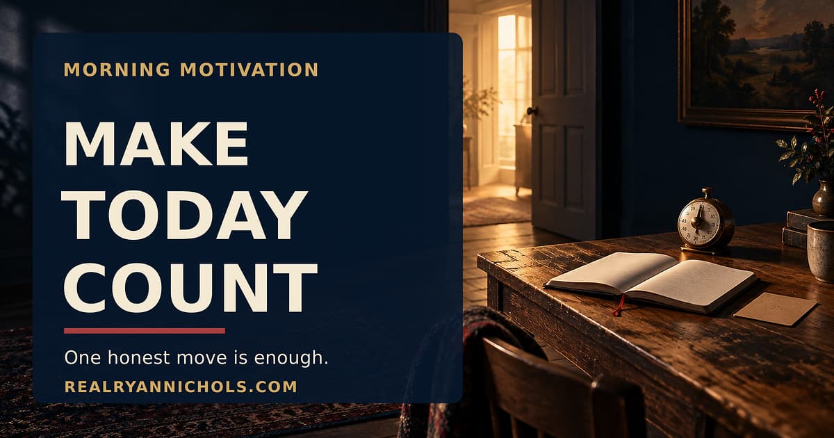 You Do Not Need a Breakthrough to Make Today Count social preview