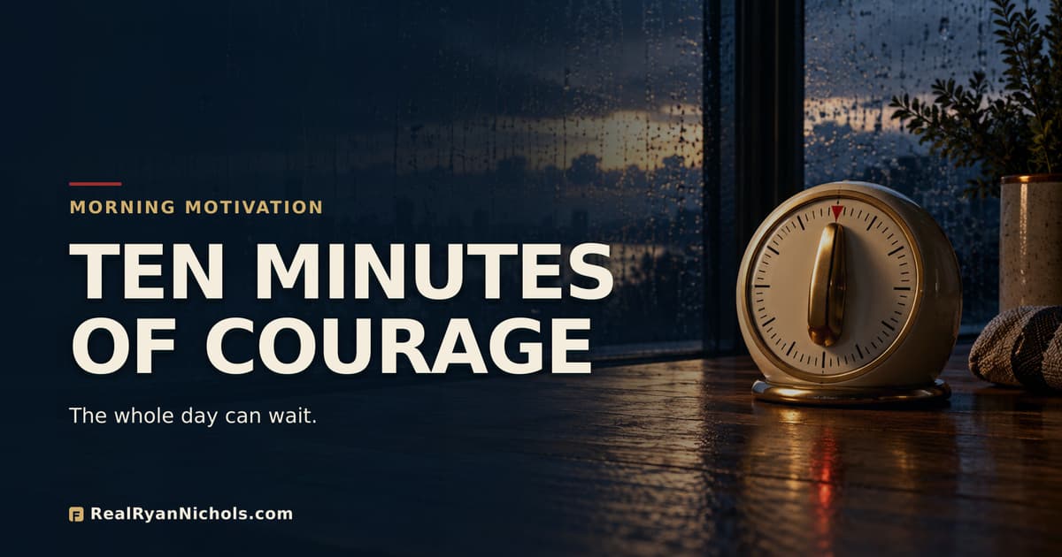 You Only Need Courage for the Next Ten Minutes social preview