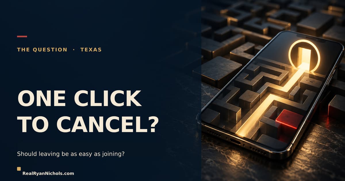 Should Texas Require One-Click Subscription Cancellation? social preview