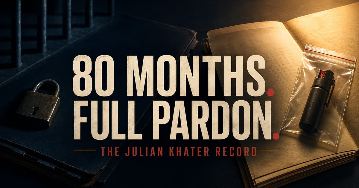 Julian Khater J6 Case Record: Detention, 80-Month Sentence and Full Pardon social preview