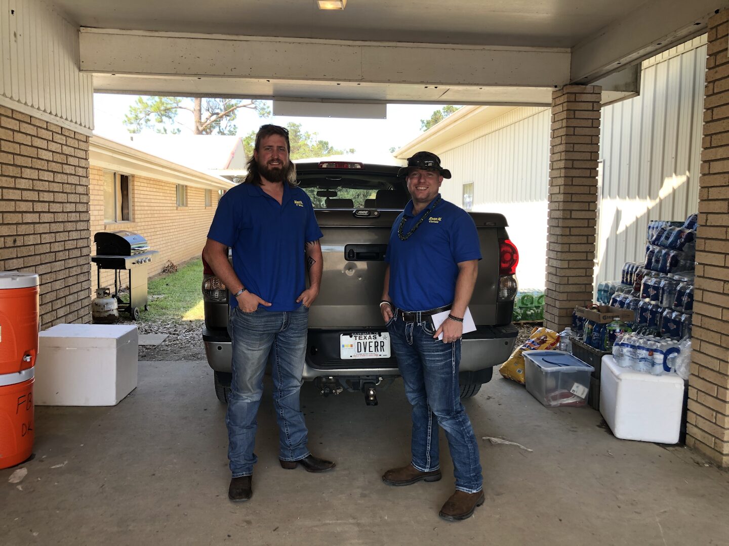 Ryan Nichols on a hurricane flood rescue, pulling people to safety