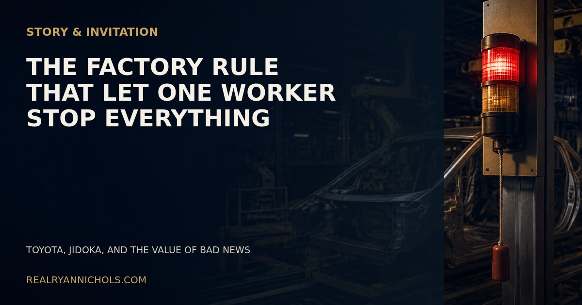 The Factory Rule That Let One Worker Stop Everything social preview