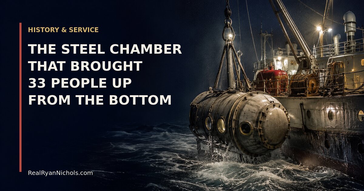 The Steel Chamber That Brought 33 People Up From the Bottom social preview