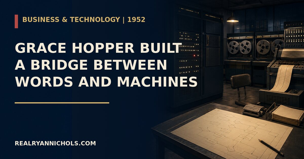 Grace Hopper Built a Bridge Between Words and Machines social preview