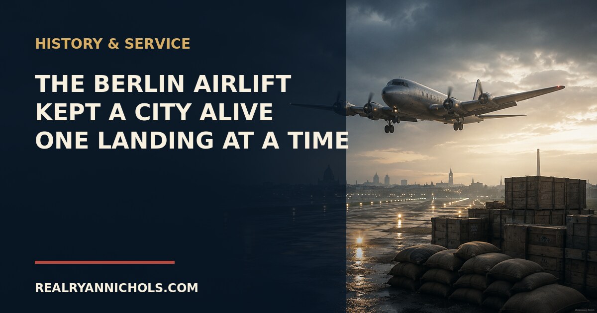 The Berlin Airlift Kept a City Alive One Landing at a Time social preview