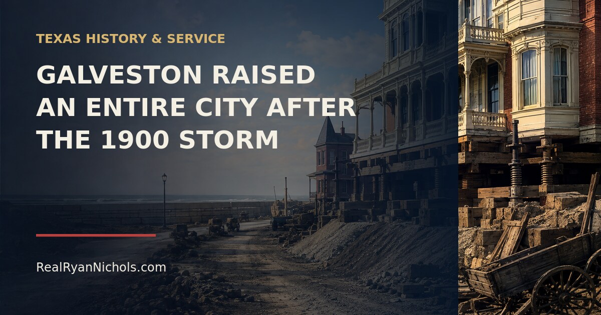 Galveston Raised an Entire City After the 1900 Storm social preview
