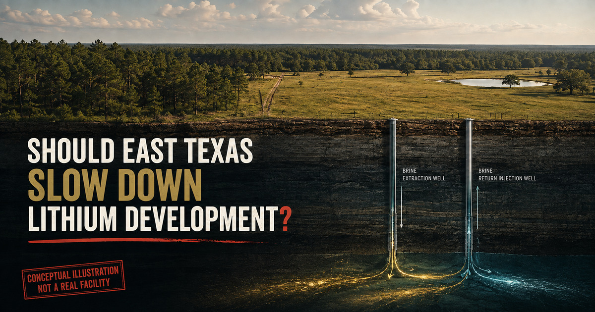 Should East Texas Slow Down Lithium Development Until the Rules Catch Up? social preview