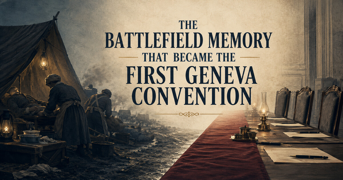 The Battlefield Memory That Became the First Geneva Convention social preview