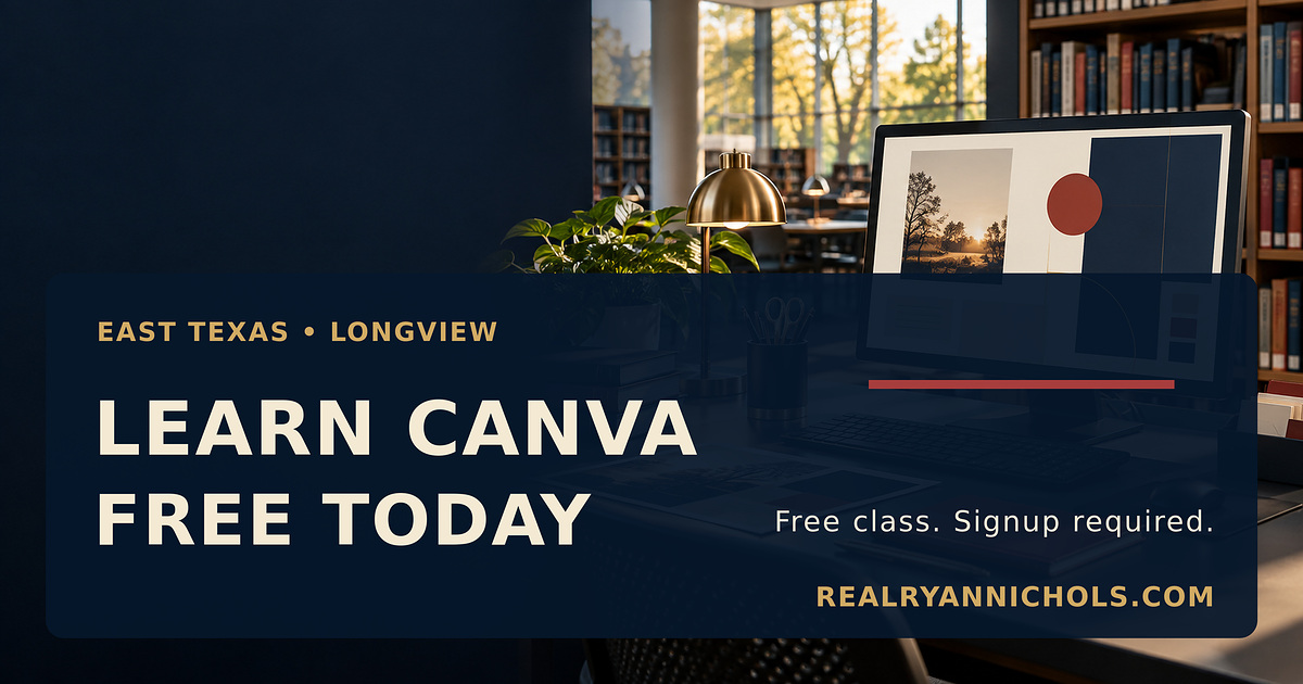 Longview Residents Can Learn Canva Free This Afternoon