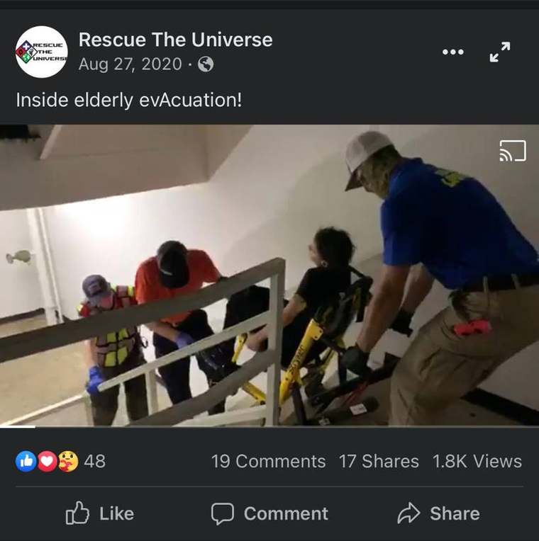 Hurricane search and rescue photograph from Rescue The Universe, image 163