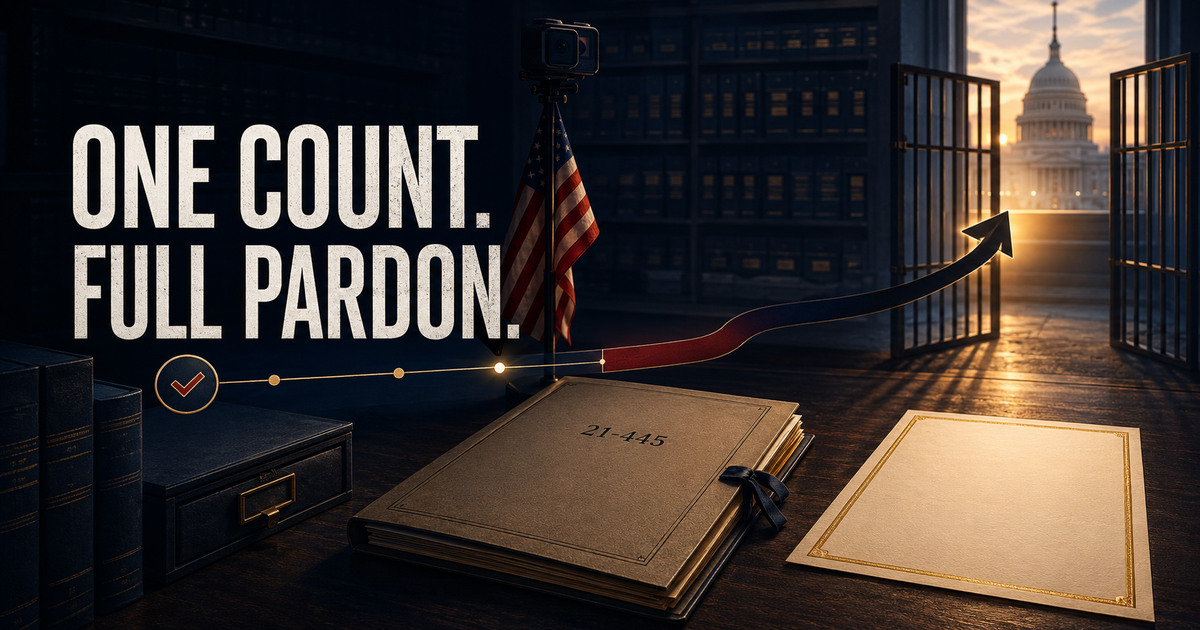 Andrew Alan Hernandez J6 Case Record: One-Count Plea, Time-Served Reduction and Full Pardon social preview