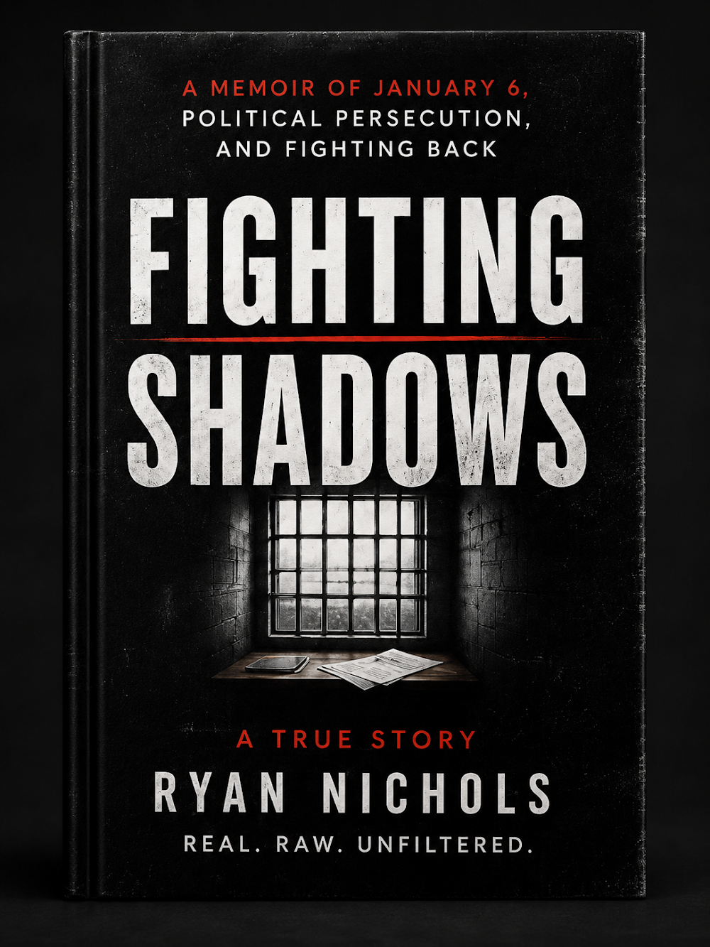 Fighting Shadows — a memoir by Ryan Nichols (book cover)