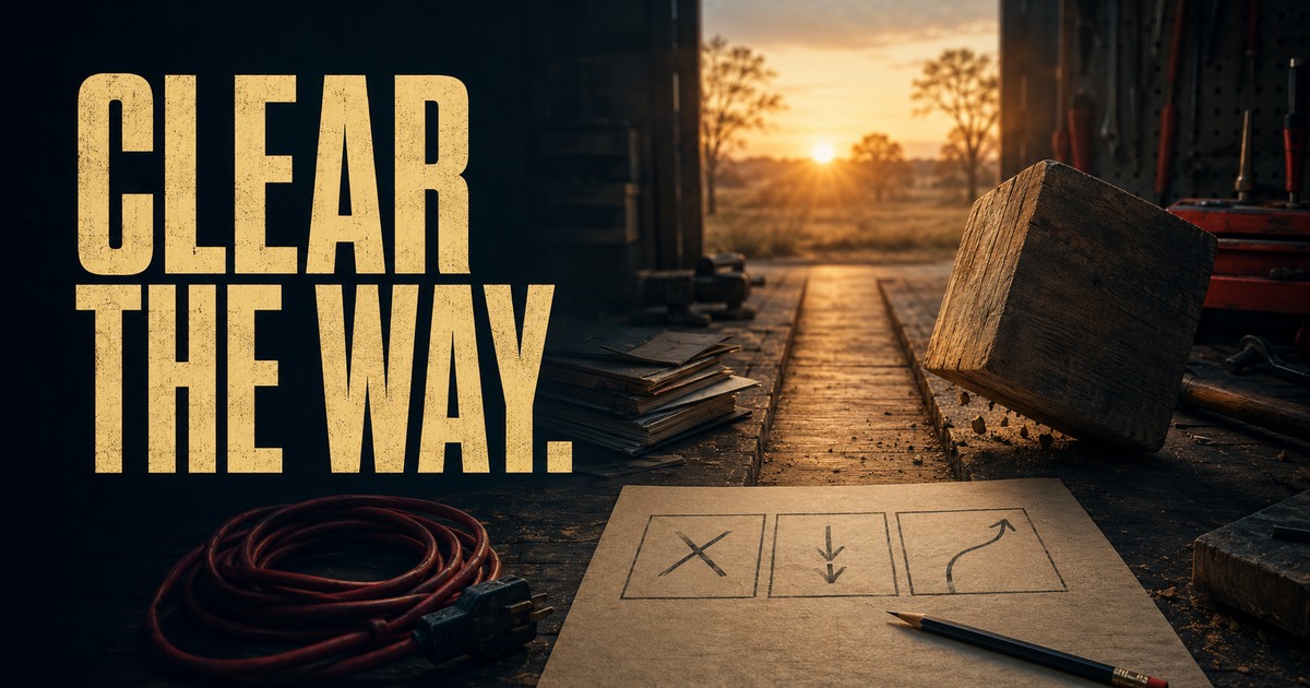 Remove One Obstacle, Then Move: The 20-Minute Friction Audit social preview