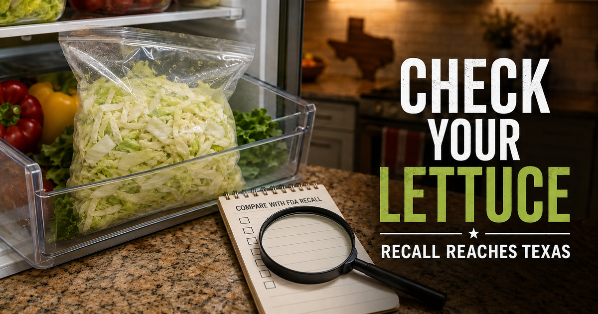 Cyclospora Lettuce Recall Reaches Texas: What to Check as Outbreak Tops 1,900 Cases social preview