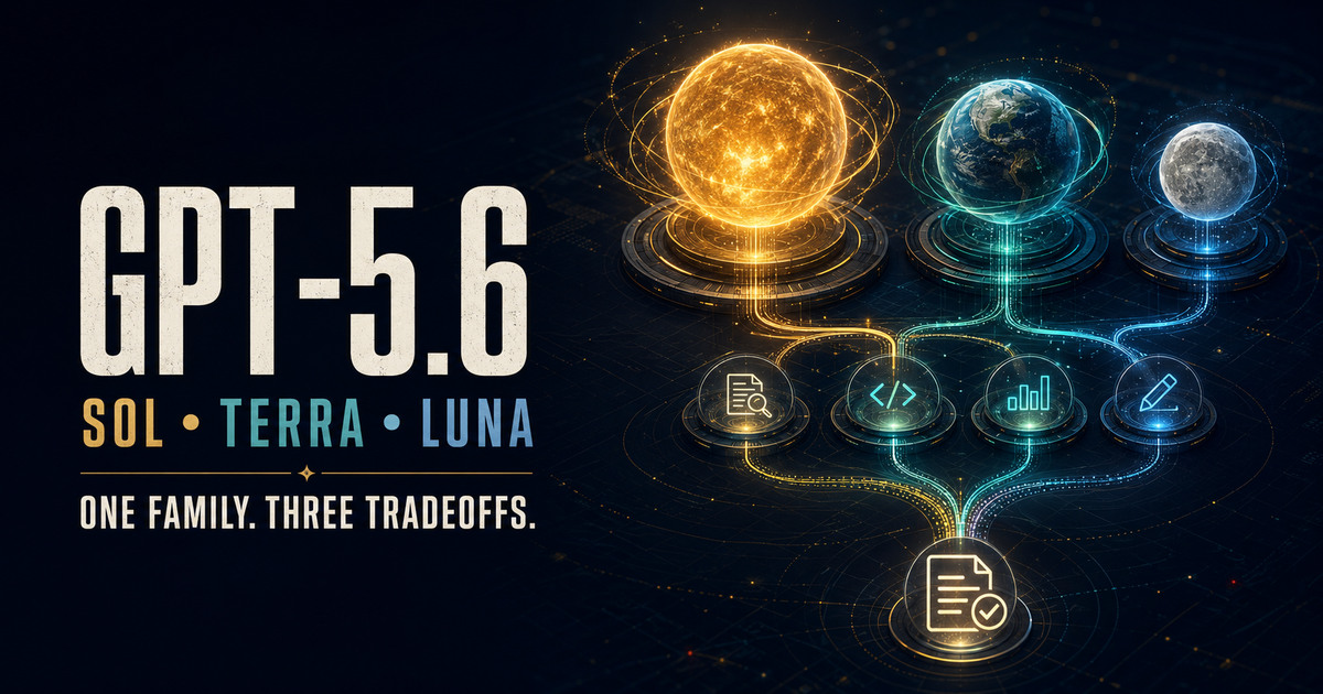 GPT-5.6 Sol Is Here: What OpenAI's New Model Family Costs—and What Ultra Really Means social preview