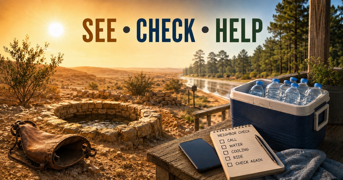 Hagar at the Well: What East Texas Heat Requires Us to Notice social preview