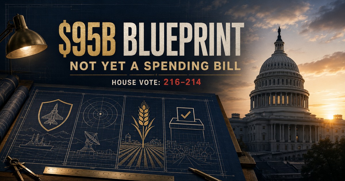 House Passes H. Con. Res. 113: What the $95 Billion Reconciliation Blueprint Actually Does social preview