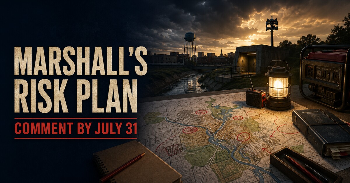 Marshall’s Hazard Mitigation Plan Is Open for Comment: 19 Projects—and Draft Gaps to Fix by July 31 social preview