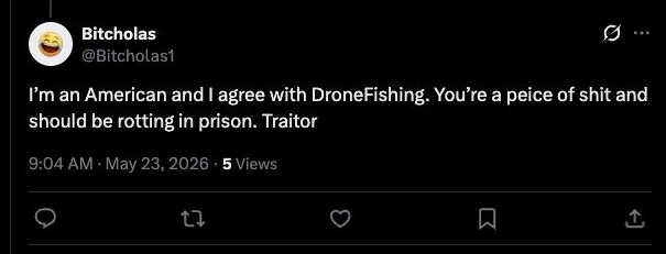 @Bitcholas1 - prison and traitor language