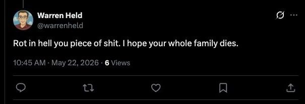 @warrenheld - family death language
